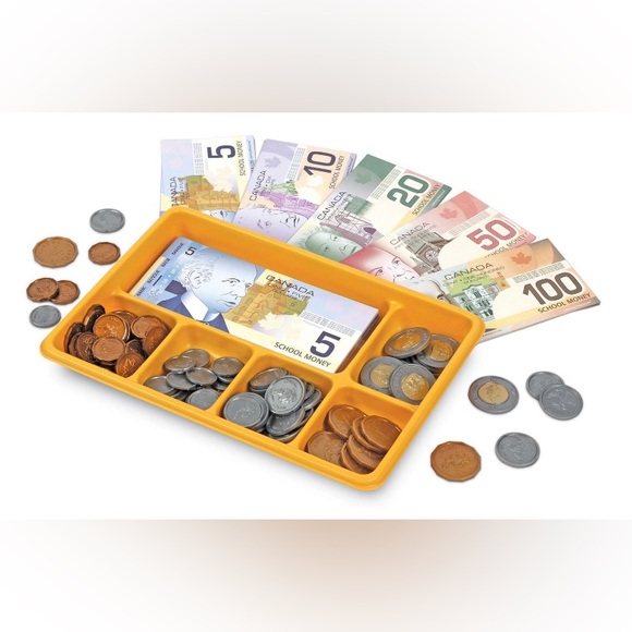 Learning Resources Canadian Currency-X-Change pretend money play for kids - Picture 3 of 3